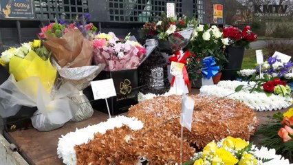 Mourners pay respects to Danny Gibbs