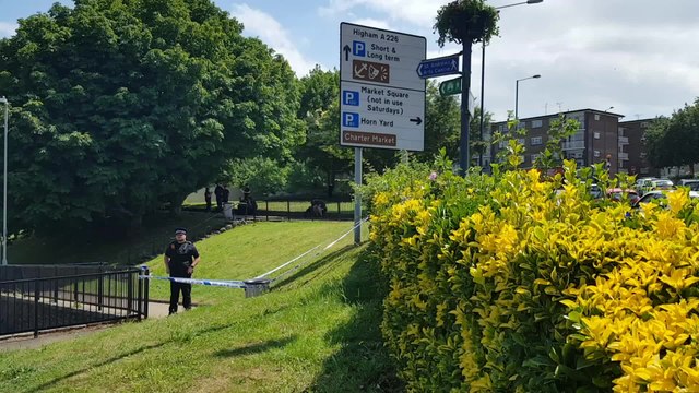 Police cordon off part of Gravesend following incident