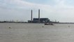 Controlled explosion at Tilbury Power Station