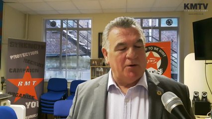The RMT visited Dover as part of their SOS 2020 campaign