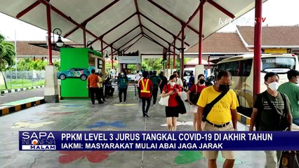 PPKM Level 3 Libur Natal dan Tahun Baru, DPR: Masyarakat Harus Dilibatkan Dalam Aturan Ini
