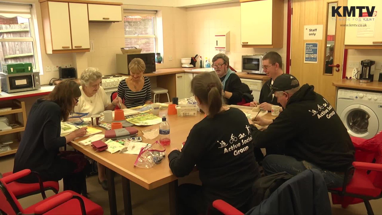 Kent Association for the blind art class