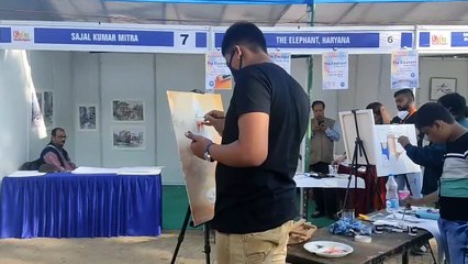 जयपुर कला महोत्सव: ग्रामीण जीवन और पुष्कर के पारंपरिक चेहरे बने आकर्षण