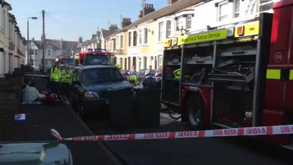 Fire in Sheerness