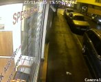 CCTV shows window falling onto car in Maidstone