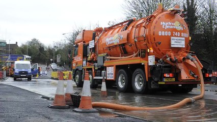 Day two of traffic chaos due to burst water main