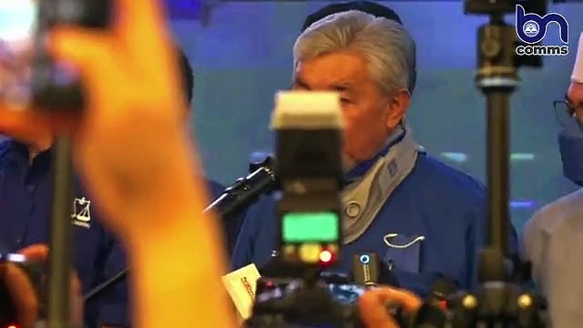 Pengumuman kemenangan Barisan Nasional dalam Pilihan Raya Negeri Melaka