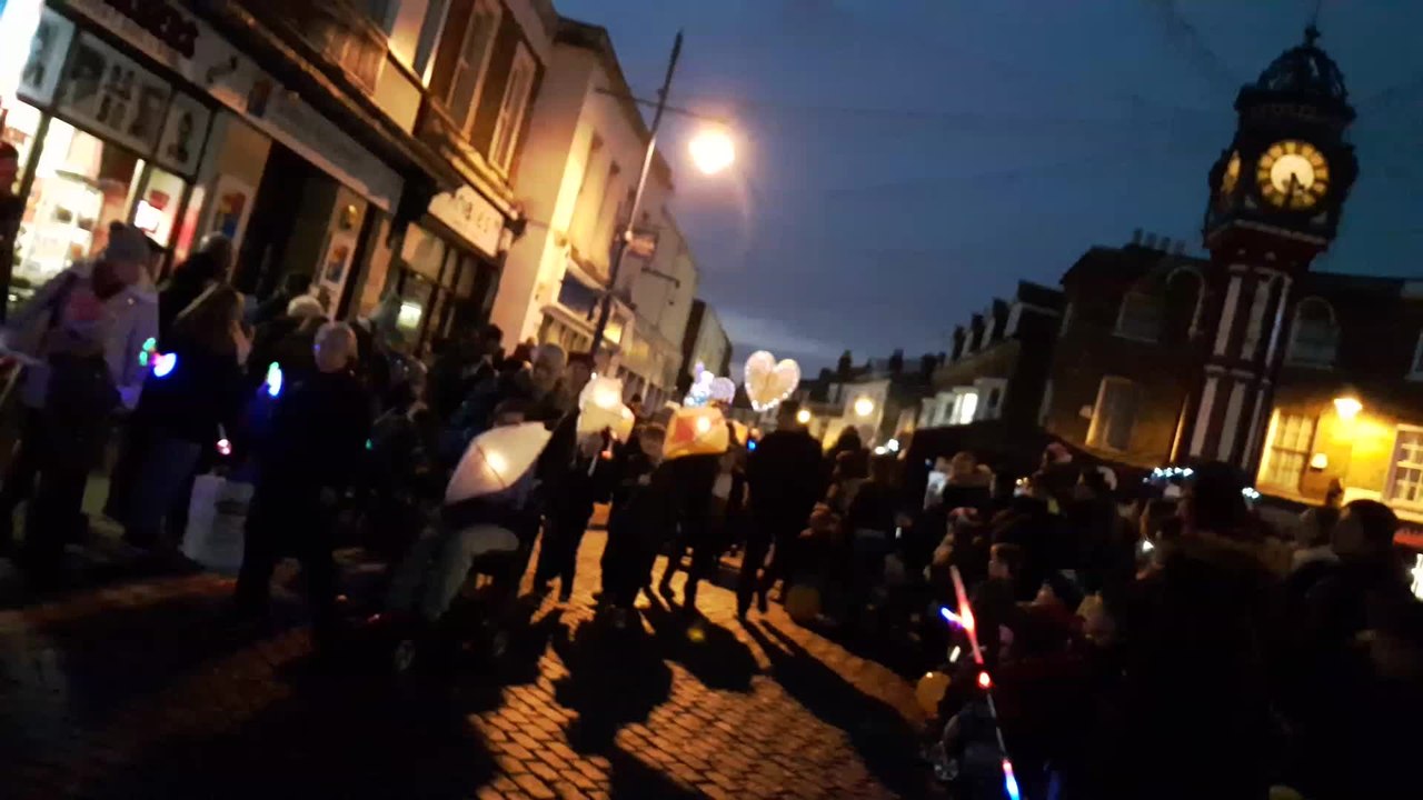 Sheerness Christmas Light Switch On