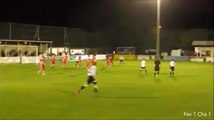 Faversham left back scores a belter