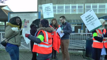 Junior doctors strike across Kent