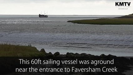 Pirate ship runs aground