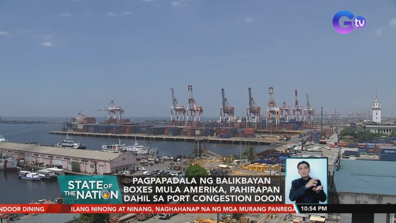 Pagpapadala ng balikbayan boxes mula amerika, pahirapan dahil sa port congestion doon | SONA