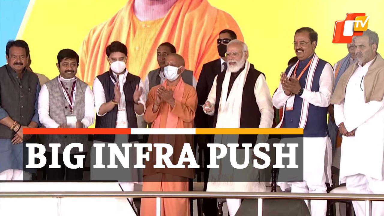 Watch: PM Modi Laying Foundation Stone For Noida International Airport