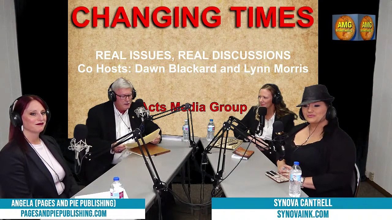 "Changing Times, Murder Mysteries," Synova Cantrell, host Dawn Blackard & Lynn Morris