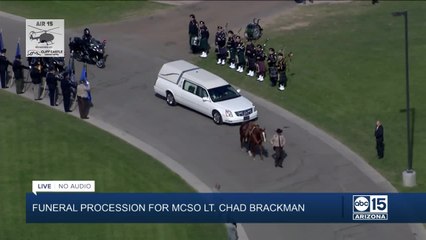 Funeral procession for fallen MCSO Lt. Chad Brackman