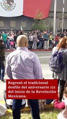 Regresa el desfile revolucionario en pandemia por COVID-19 en Tijuana