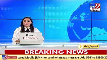 Fire broke out at 10th floor of a luxurious flat in Vesu area of Surat _ TV9News