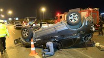 Makas atan sürücü kazaya neden oldu: 3 yaralı