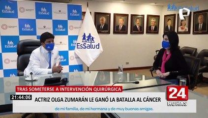 Actriz Olga Zumarán venció el cáncer tras someterse a una histerectomía