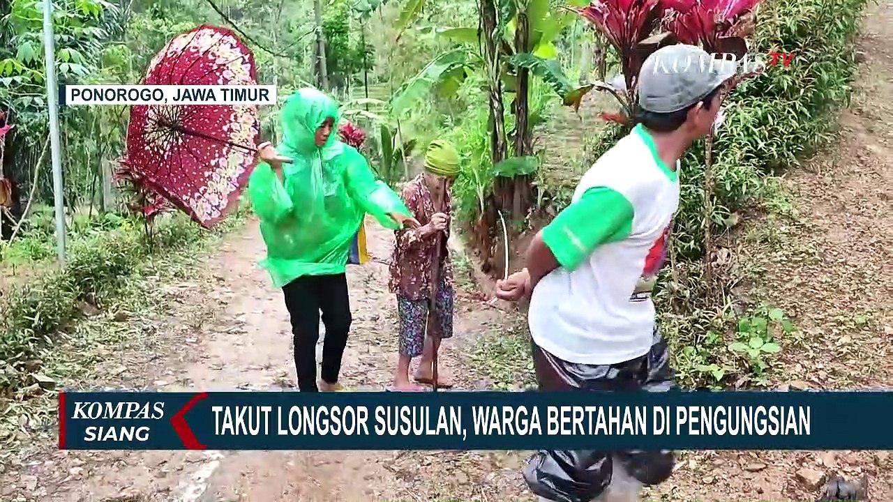 Beberapa Kali Terjadi Longsor Susulan, Tiga Akses Jalan Desa Ponorogo Terputus
