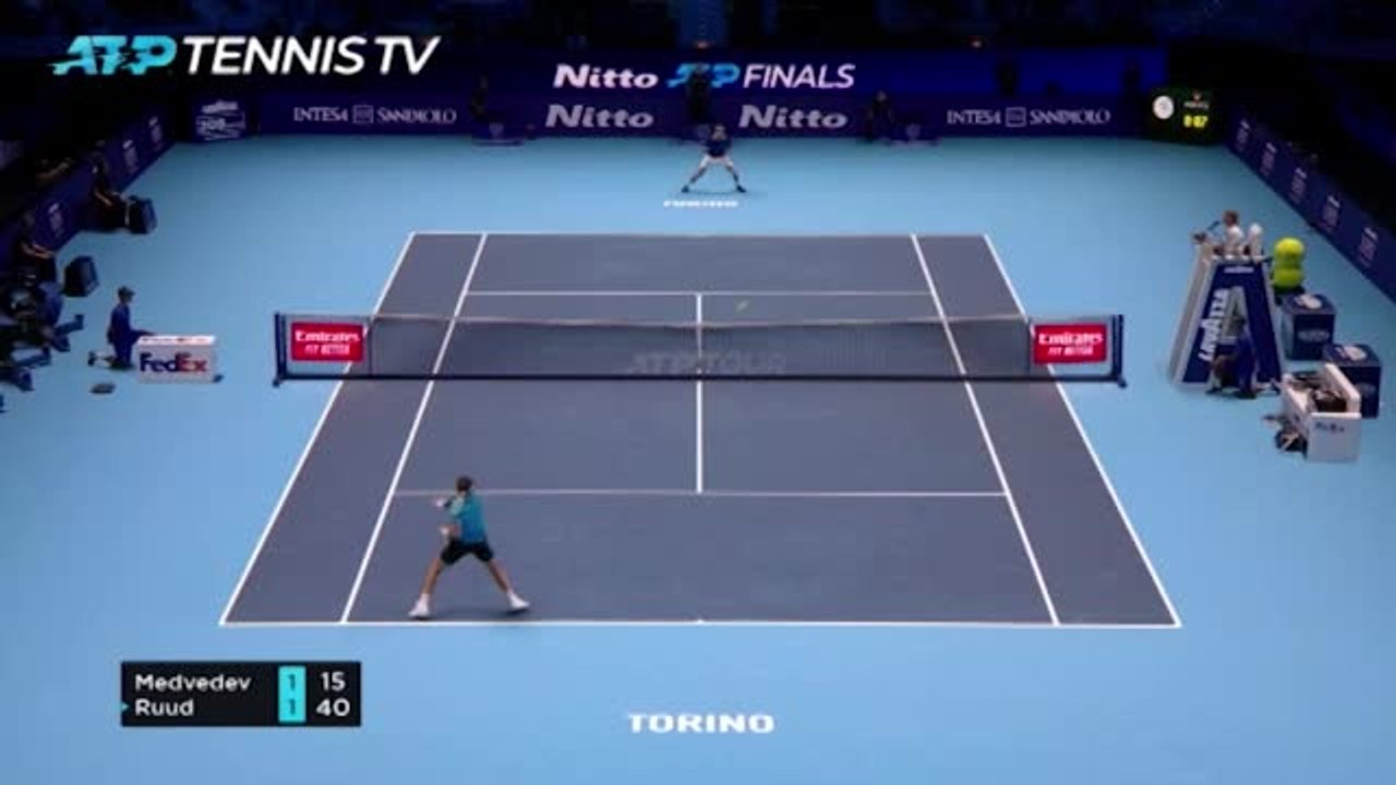 Highlights: Medvedev im Finale gegen Zverev