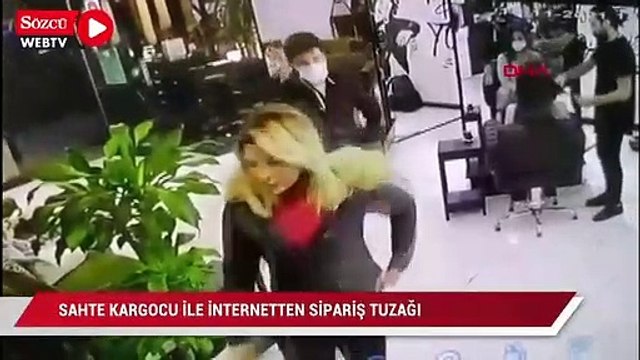 Sahte kargocu ile internetten sipariş tuzağı