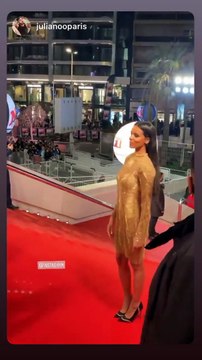 Shy'm aux NRJ Music Awards le 20 novembre 2021.