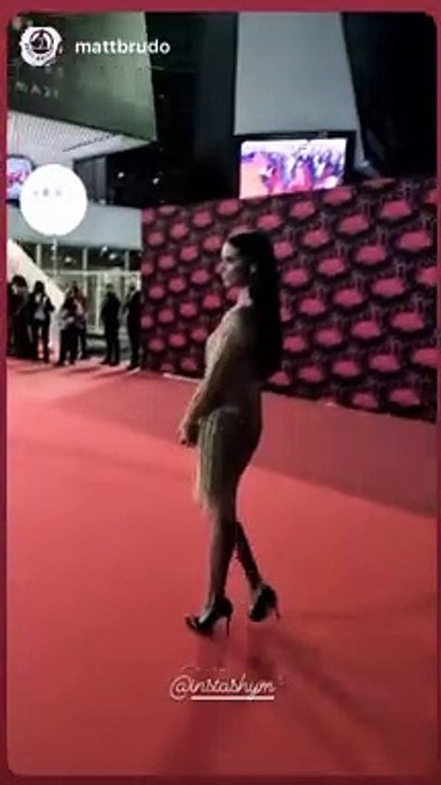 Shy'm aux NRJ Music Awards le 20 novembre 2021.