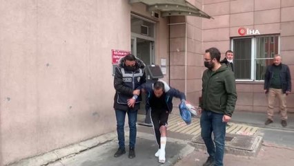 Yakalanacağını anladı, aşağı atladı