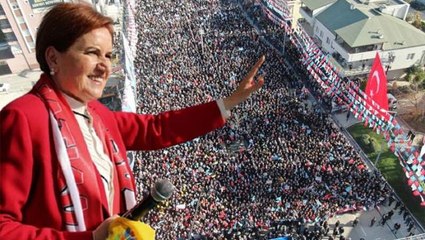 Mitingdeki kalabalıktan güç alan Meral Akşener'den iddialı sözler: Millet kararını verdi, sandığı bekliyor