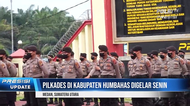 Kapolda Sumut Pimpin Apel Serpas Operasi Mantap Huta Toba 2021 Untuk Pengamanan Pilkades