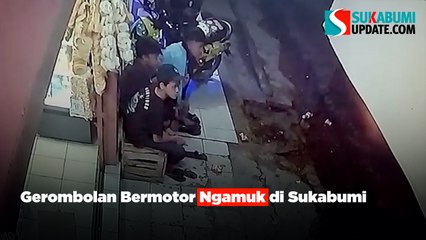 Gerombolan Bermotor Ngamuk di Sukabumi
