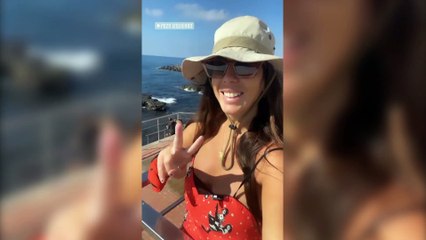 Anabel Pantoja de escapada a Canarias