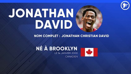La fiche technique de Jonathan David