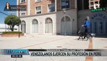 Ciudadanos venezolanos ejercen su profesión en el Perú tras convalidar títulos universitarios