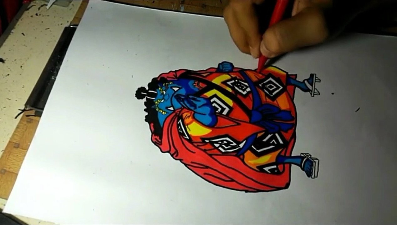 make ONE PIECE wall decoration _Jinbe_ #DIY