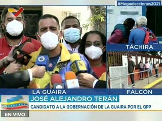 Candidato José Alejandro Terán: "Hoy marcamos lo que es el fin de una época y el inicio de otra época"