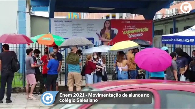 Enem 2021 - Movimentação de alunos no colégio Salesiano