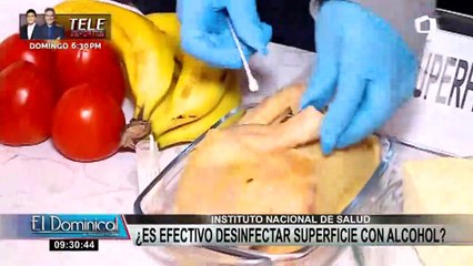 ¿Es efectivo desinfectar las superficies con alcohol?, INS responde dudas
