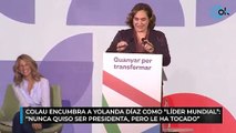 Colau encumbra a Yolanda Díaz como 