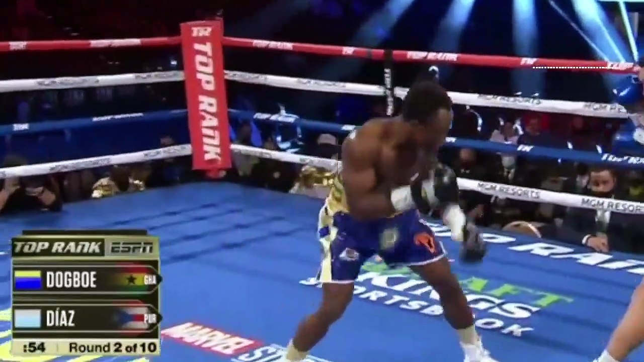 Isaac Dogboe vs. Christopher Diaz Full fight