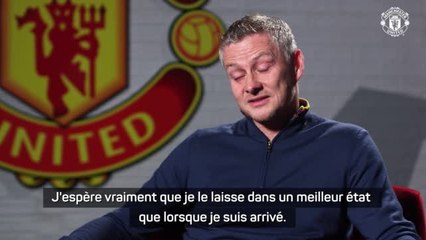 Man Utd - Solskjaer : "J'espère laisser le club dans un meilleur état que lors de mon arrivée"