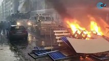 Graves incidentes en una manifestación contra las medidas anticovid en Bruselas