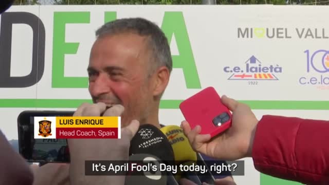 Is it April Fool's? - Enrique on Man United links