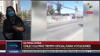 En Chile culmina tiempo oficial para votaciones