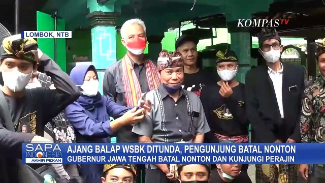 Gagal Tonton World Superbike Karena Hujan, Ganjar Pranowo Tetap Apresiasi Panitia dan Fasilitator