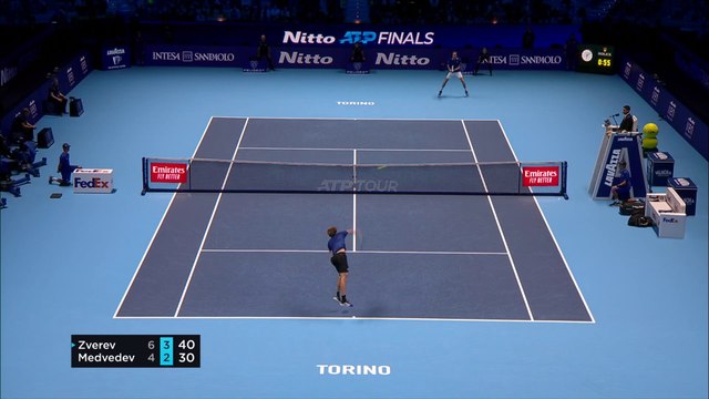Zverev v Medvedev | ATP Finals | Match Highlights