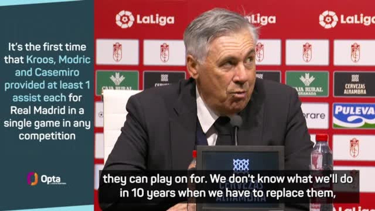Ancelotti unsure how Real will replace telepathic Modric, Kroos and Casemiro