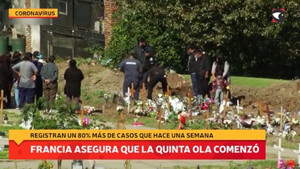 Francia asegura que la quinta ola comenzó