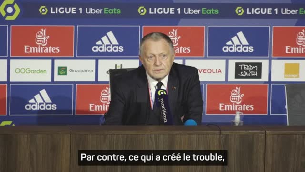 OL-OM - Aulas : "Ce qui est très désagréable, c'est la volte-face sur la reprise du match"